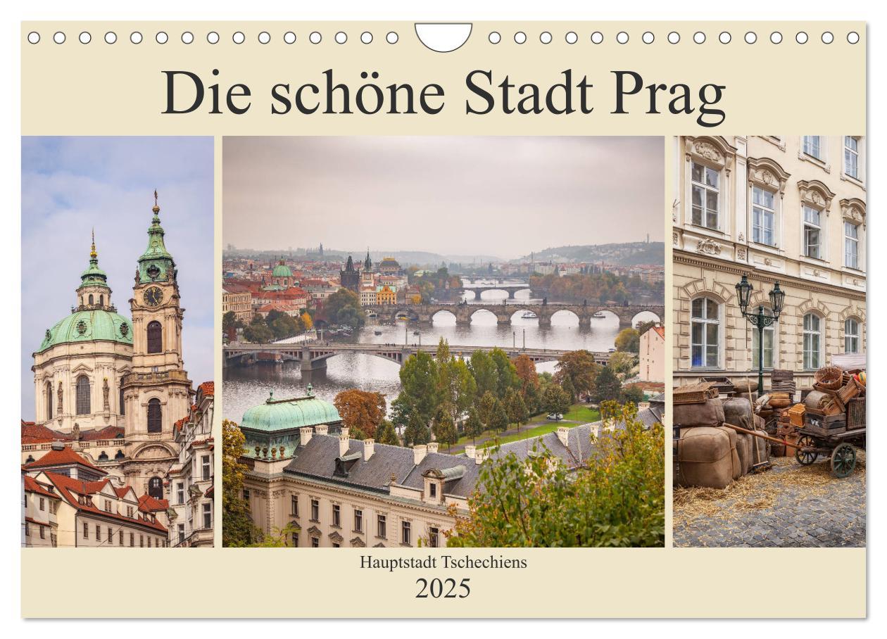 Cover: 9783435405114 | Die schöne Stadt Prag (Wandkalender 2025 DIN A4 quer), CALVENDO...