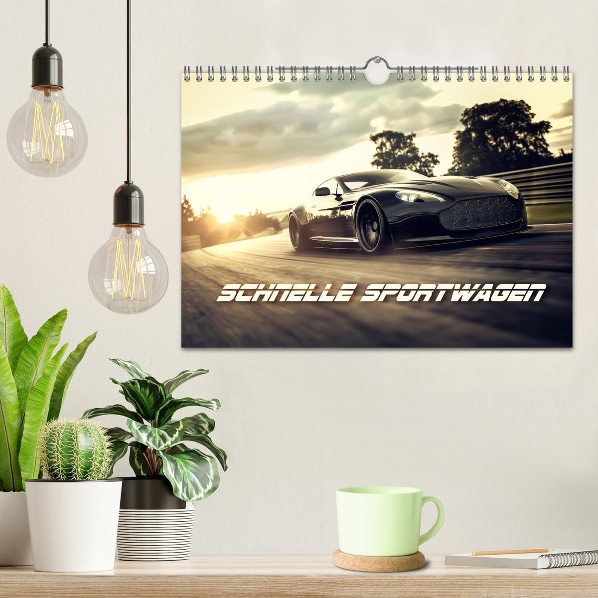 Bild: 9783383796050 | Schnelle Sportwagen (Wandkalender 2025 DIN A4 quer), CALVENDO...