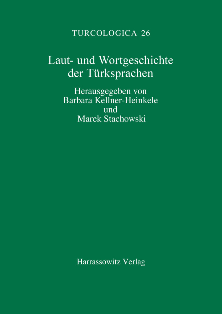 Cover: 9783447037389 | Laut- und Wortgeschichte der Türksprachen | Kellner-Heinkele (u. a.)