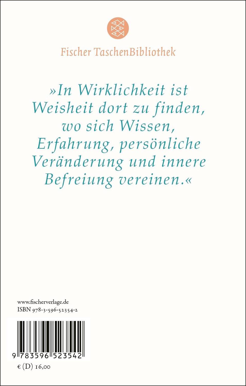 Rückseite: 9783596523542 | Das Buch der Weisheit | Wege zum Wissen | Jorge Bucay | Buch | 336 S.