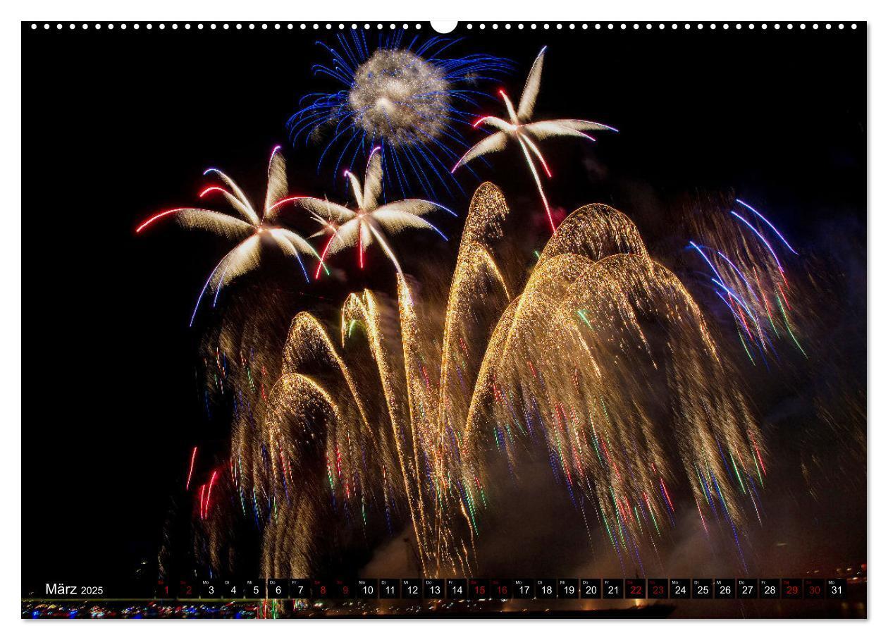 Bild: 9783435062522 | Feuerwerk - Kunstwerke am Himmel (Wandkalender 2025 DIN A2 quer),...