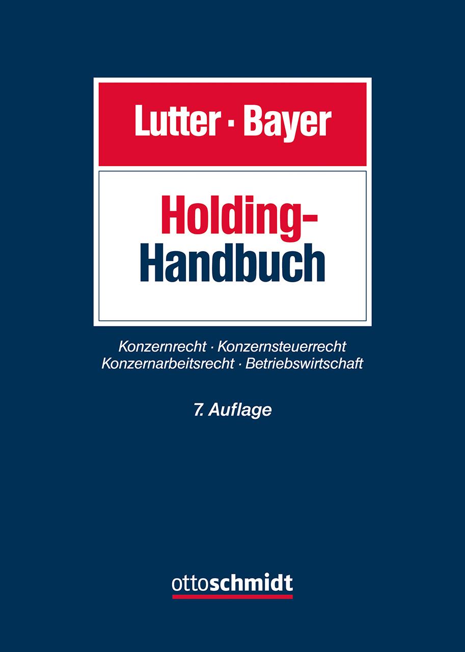 Cover: 9783504480080 | Holding-Handbuch | Walter Bayer (u. a.) | Buch | 1241 S. | Deutsch