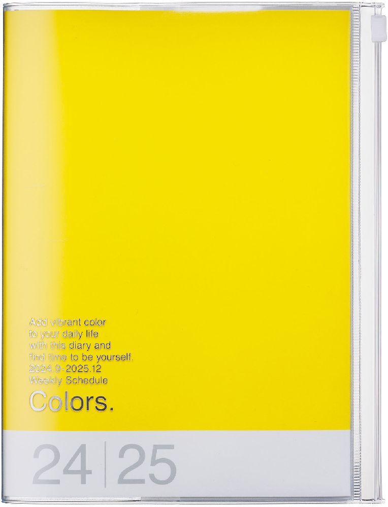 Cover: 4550045127898 | MARK'S 2024/2025 Taschenkalender A5 vertikal, COLORS, Yellow | Inc