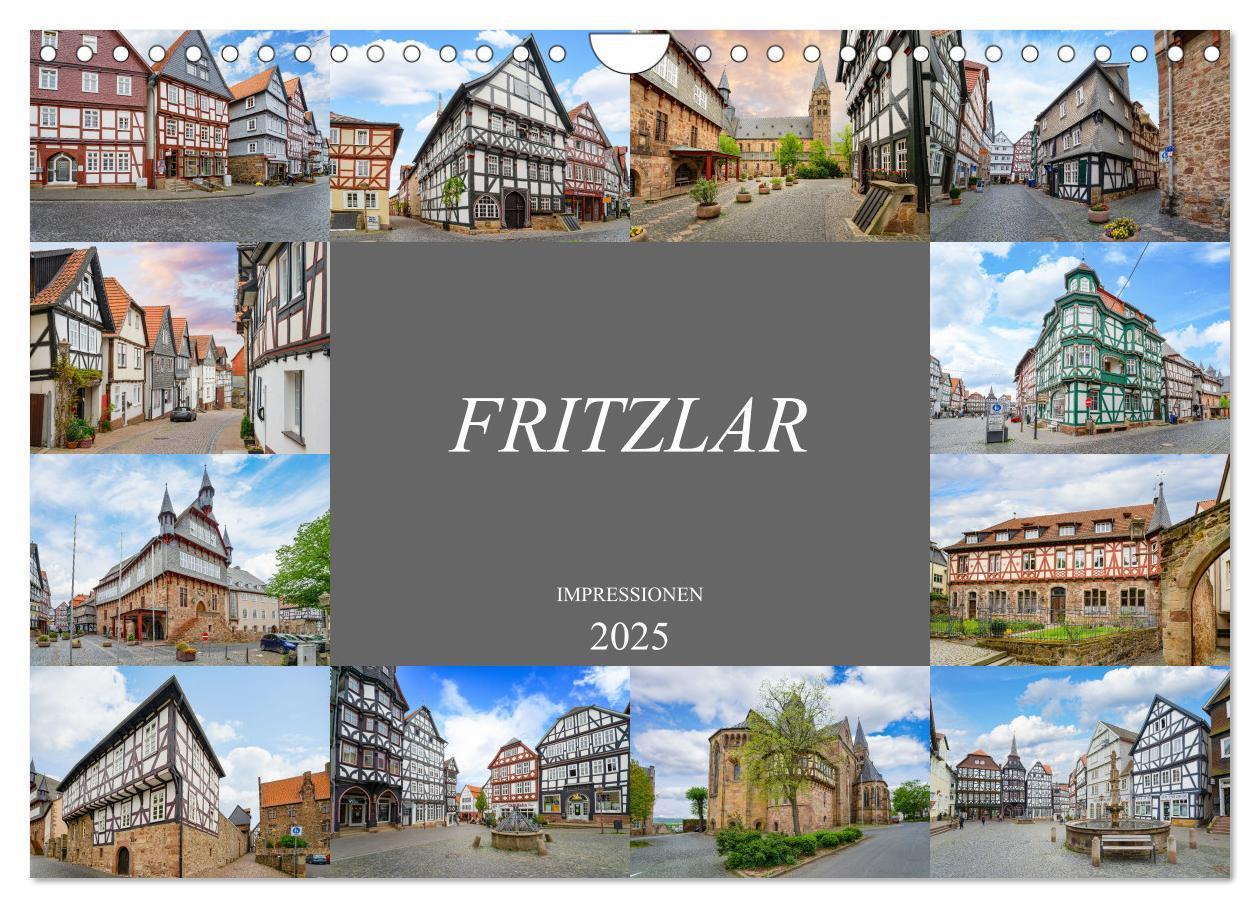 Cover: 9783435055036 | Fritzlar Impressionen (Wandkalender 2025 DIN A4 quer), CALVENDO...