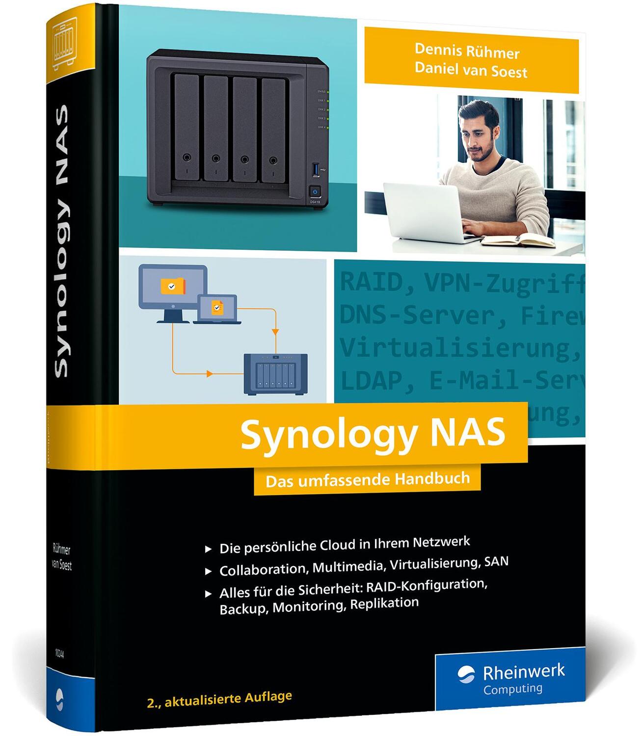 Cover: 9783367102440 | Synology NAS | Dennis Rühmer (u. a.) | Buch | Rheinwerk Computing