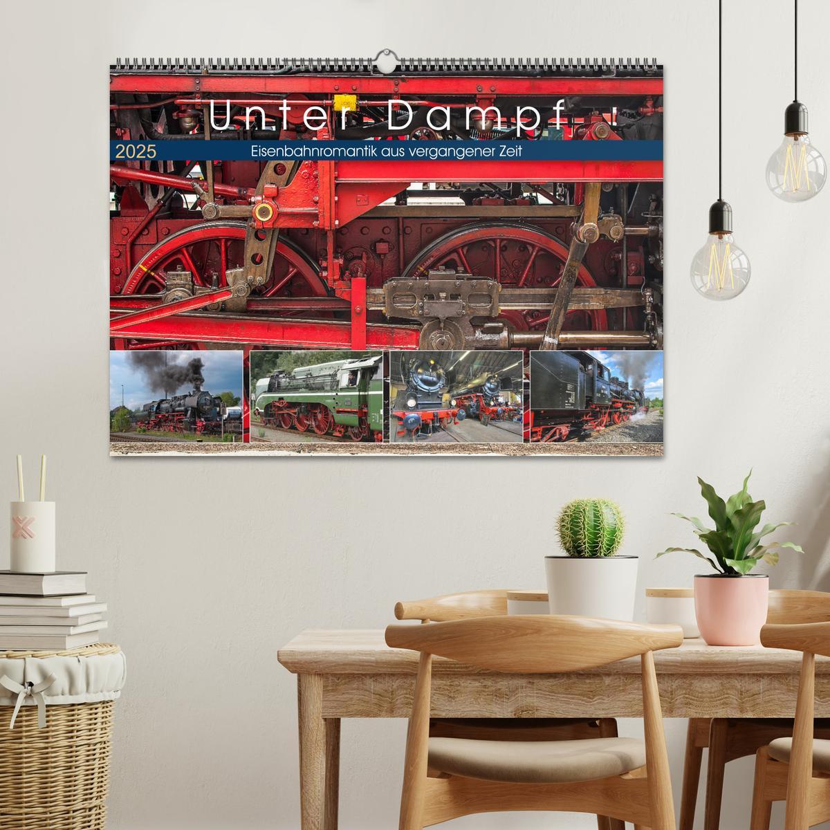 Bild: 9783435339921 | Unter Dampf - Eisenbahnromantik aus vergangener Zeit (Wandkalender...