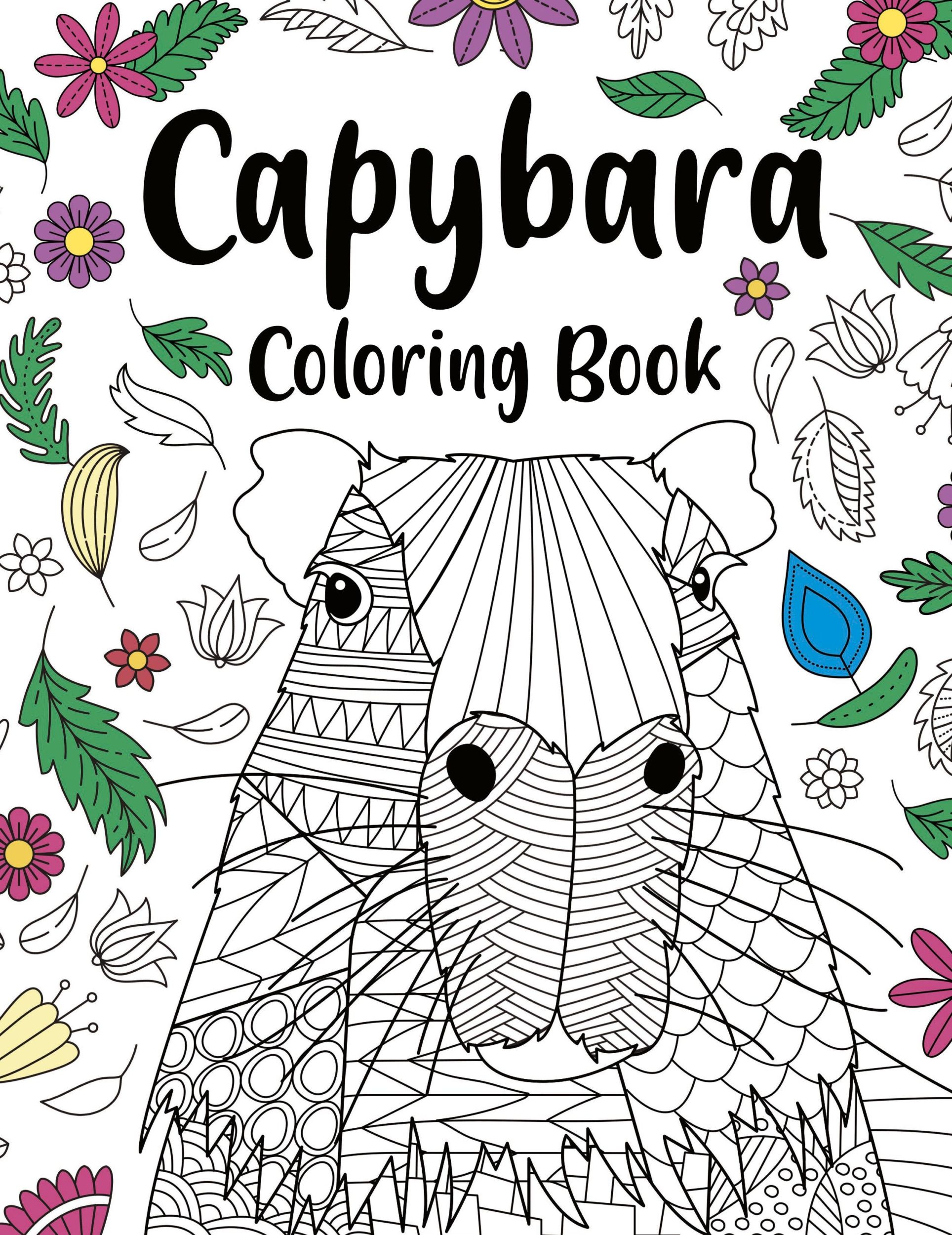 Cover: 9781008957572 | Capybara Adult Coloring Book | Taschenbuch | Englisch | 2021