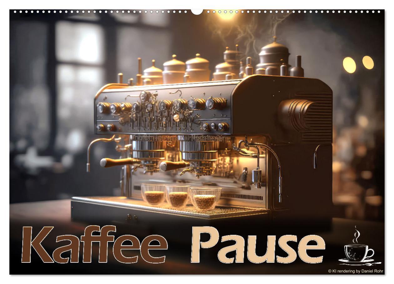 Cover: 9783383911736 | Kaffee Pause (Wandkalender 2025 DIN A2 quer), CALVENDO Monatskalender