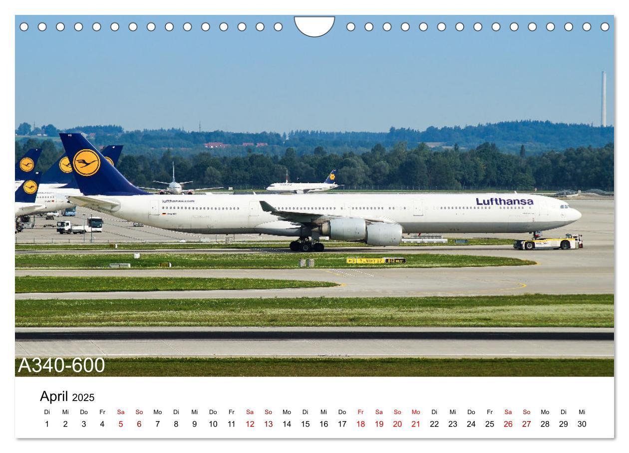 Bild: 9783383970023 | Flugzeuge von Airbus (Wandkalender 2025 DIN A4 quer), CALVENDO...