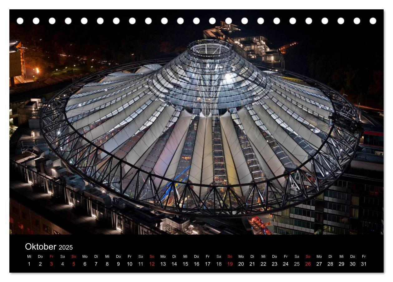 Bild: 9783435768516 | Berlin bei Nacht (Tischkalender 2025 DIN A5 quer), CALVENDO...