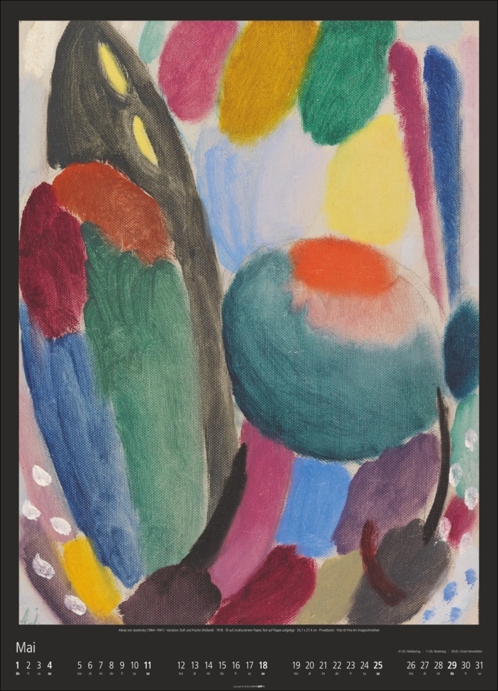 Bild: 9783839900703 | World of Art Kalender 2025 | Hilma/Jawlensky/Klee, Paul u a af Klint