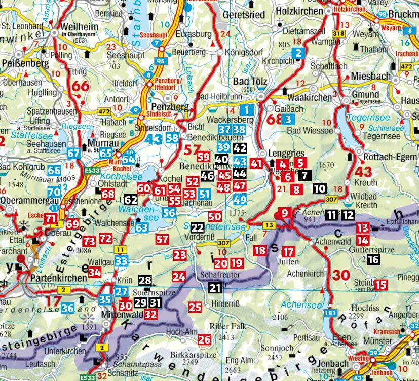 Bild: 9783763347766 | Isarwinkel | Bad Tölz - Lenggries - Kochel. 73 Touren mit GPS-Tracks