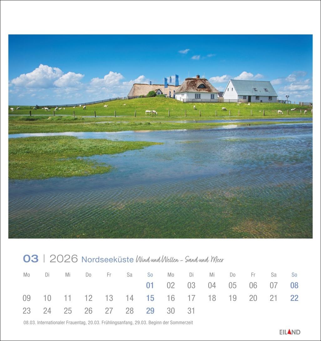 Bild: 9783964023773 | Nordseeküste Postkartenkalender 2026 - Wind und Wellen - Sand und Meer