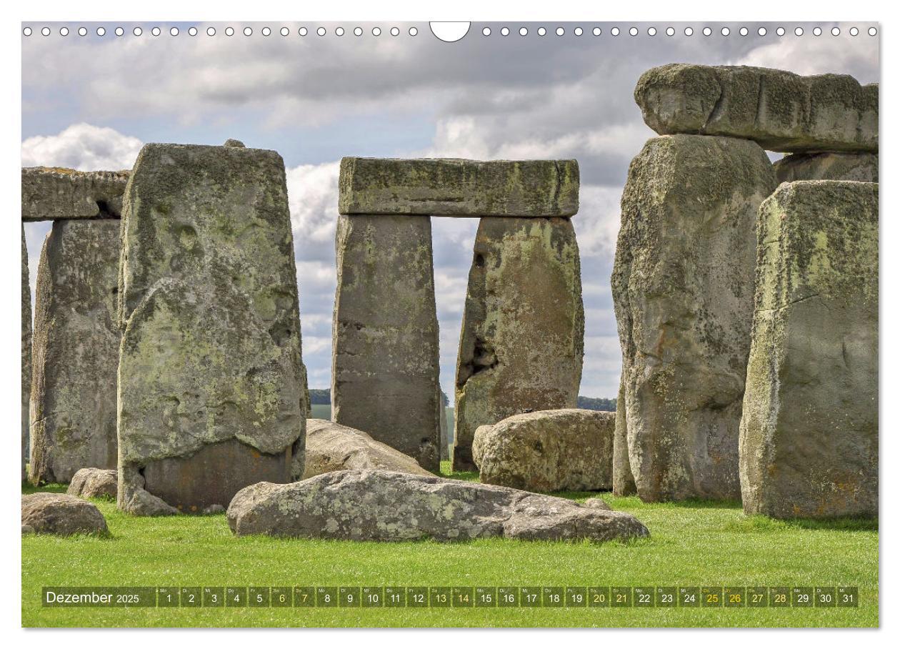 Bild: 9783383918155 | Geheimnisvolles Stonehenge (Wandkalender 2025 DIN A3 quer),...