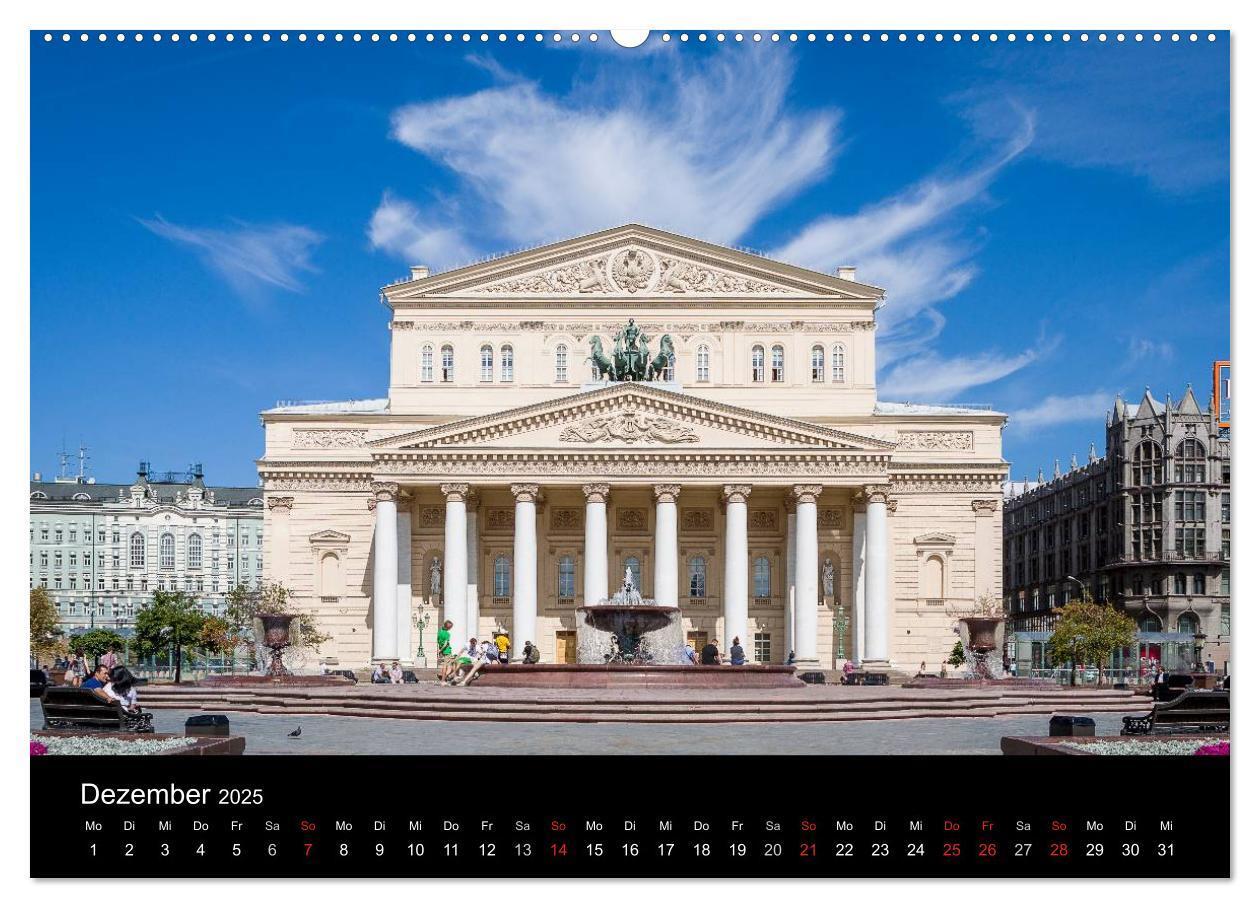 Bild: 9783435643882 | Moskau 2025 (Wandkalender 2025 DIN A2 quer), CALVENDO Monatskalender