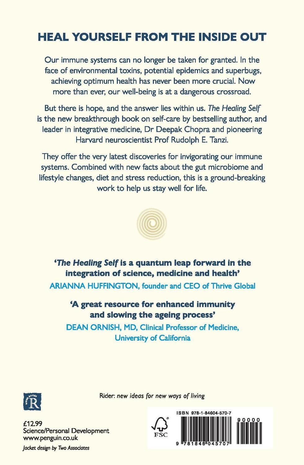 Rückseite: 9781846045707 | The Healing Self | Deepak Chopra (u. a.) | Taschenbuch | Englisch