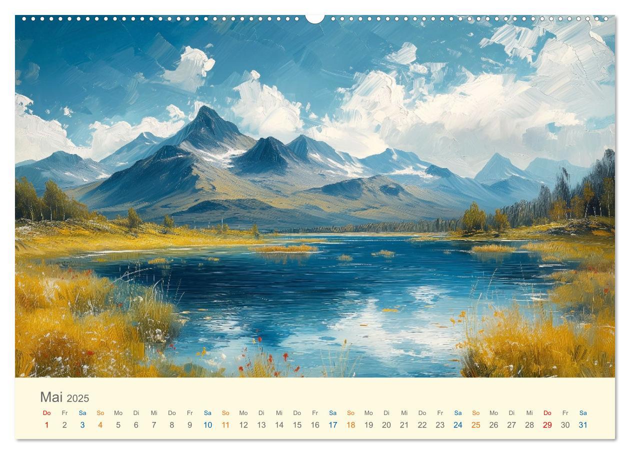 Bild: 9783435745036 | Impressionistische Naturlandschaften (Wandkalender 2025 DIN A2...