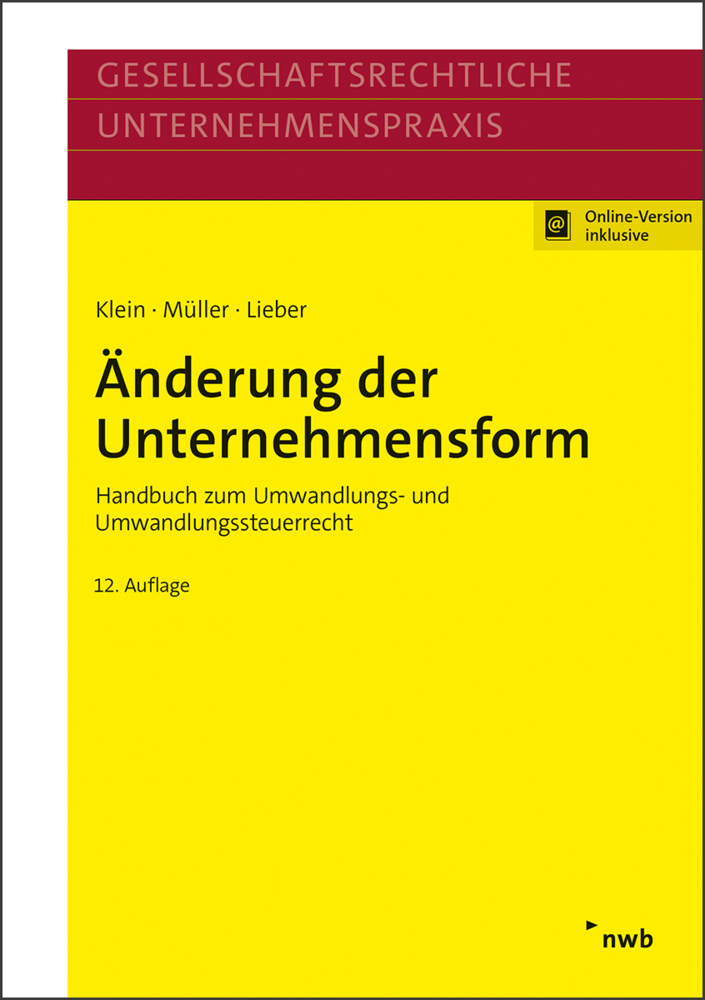 Cover: 9783482670329 | Änderung der Unternehmensform | Hartmut Klein (u. a.) | Bundle | 2022