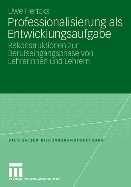 Cover: 9783531150802 | Professionalisierung als Entwicklungsaufgabe | Uwe Hericks | Buch