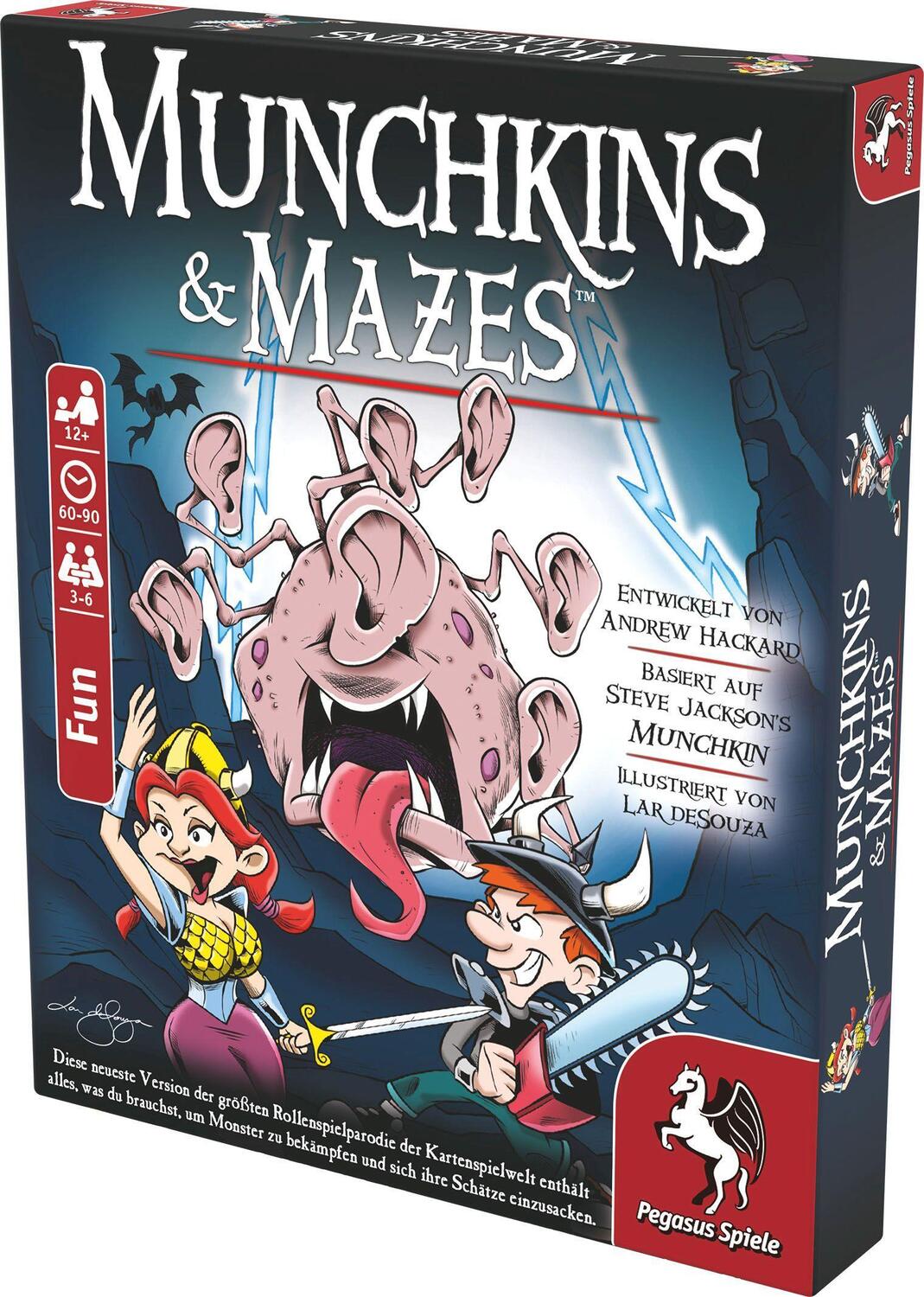 Bild: 4250231729737 | Munchkin & Mazes | Spiel | Deutsch | 2021 | Pegasus Spiele GmbH