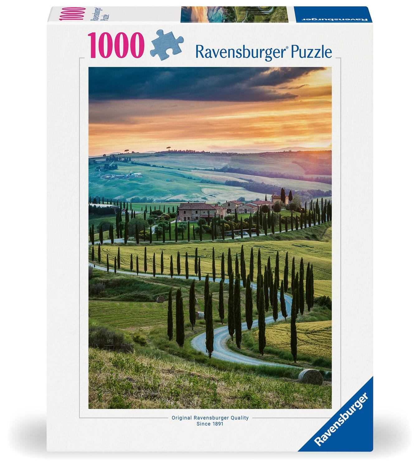 Cover: 4005555012085 | Ravensburger Puzzle 12001208 - Orciatal, Toskana - 1000 Teile...