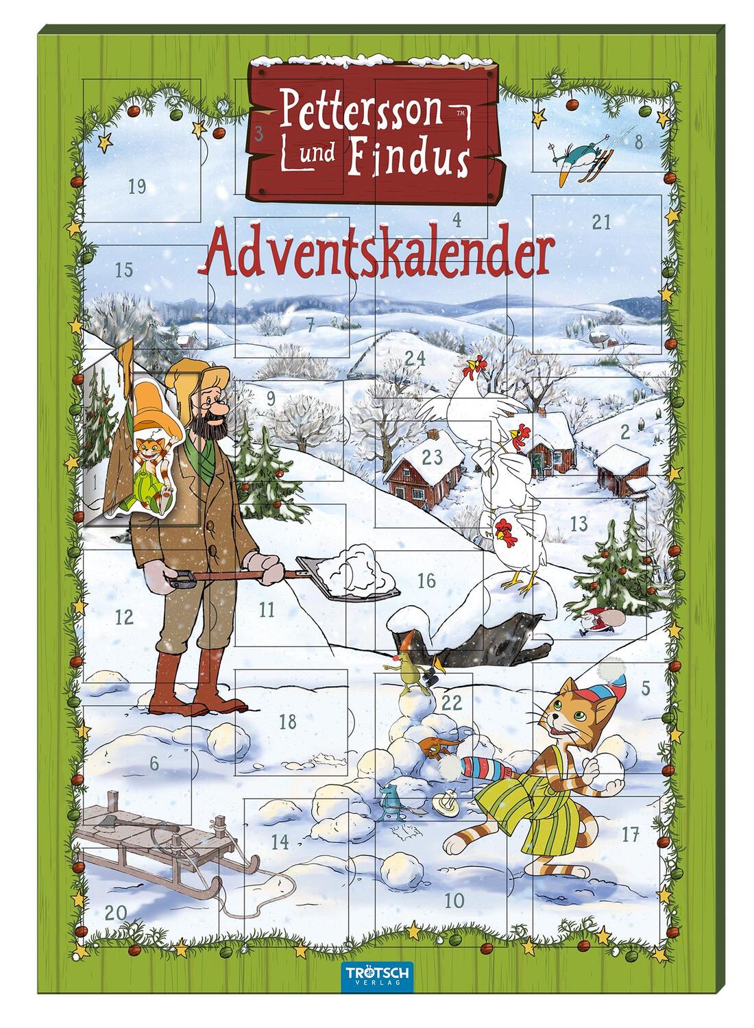 Cover: 9783957749406 | Magnet-Adventskalender "Pettersson & Findus" | mit 24 tollen Magneten