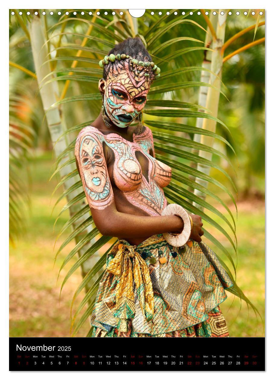 Bild: 9781325972029 | Equatorial Guinea Bodypainting Festival (Wall Calendar 2025 DIN A3...