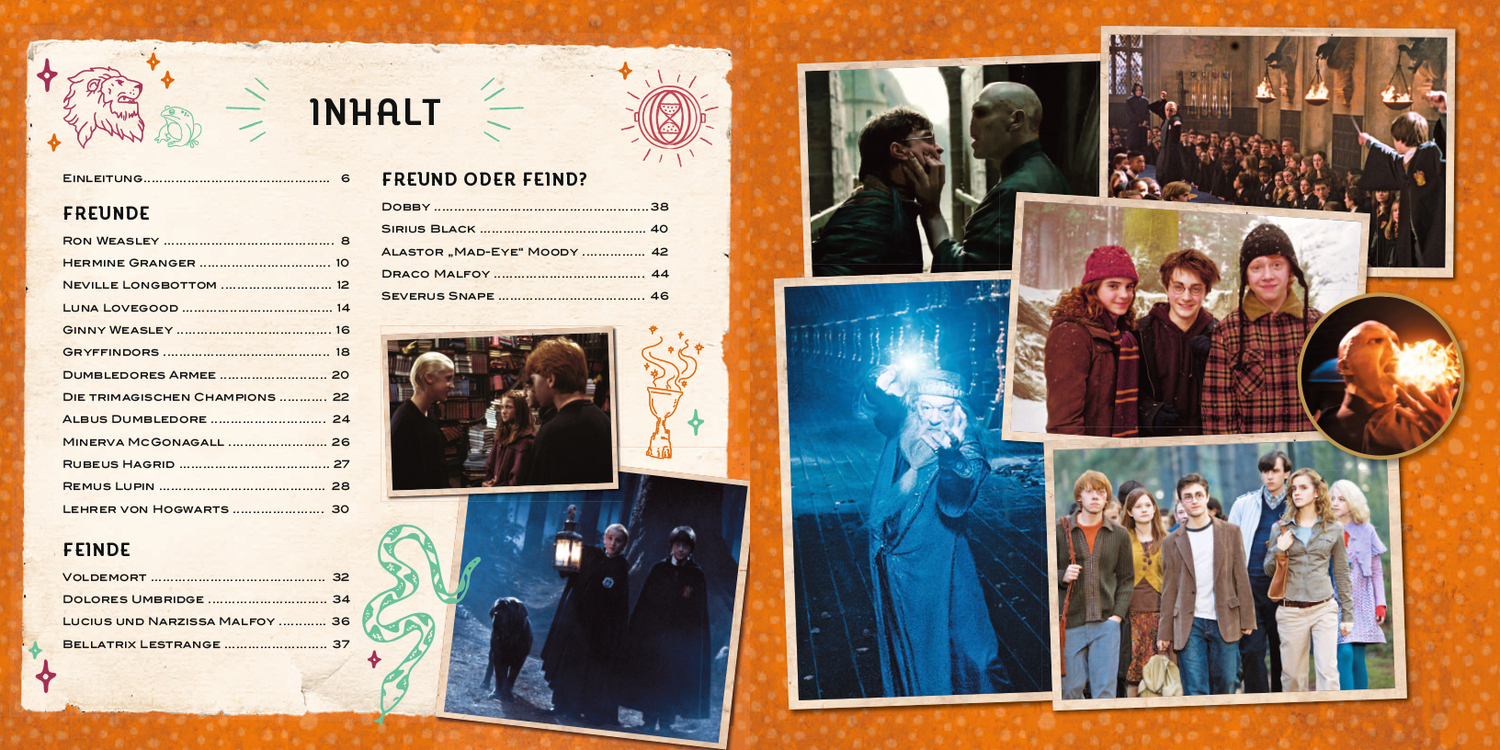 Bild: 9783833242021 | Aus den Filmen zu Harry Potter: Freunde und Feinde - Das Handbuch...