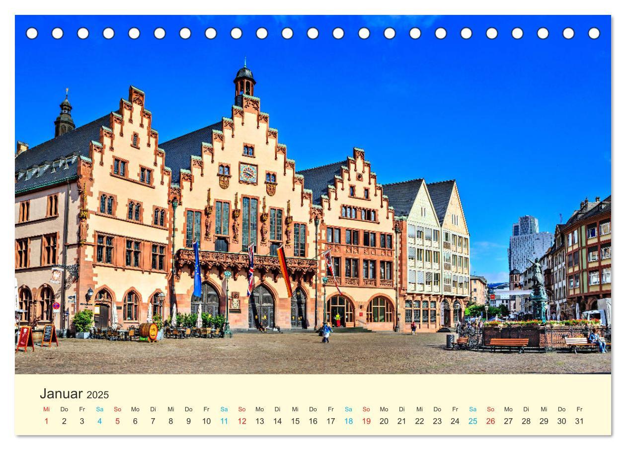 Bild: 9783435463077 | Frankfurt am Main - Finanzen und Geschichte (Tischkalender 2025 DIN...