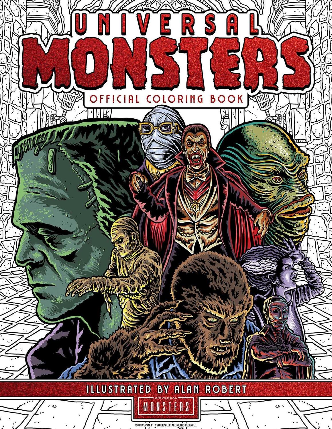 Cover: 9798886634150 | Universal Monsters: The Official Coloring Book | Taschenbuch | 2024