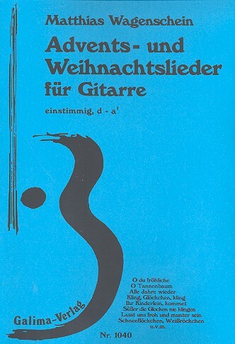 Cover: 9990051125191 | Advents- und Weihnachtslieder für Gitarre (einstimmig d - a1)