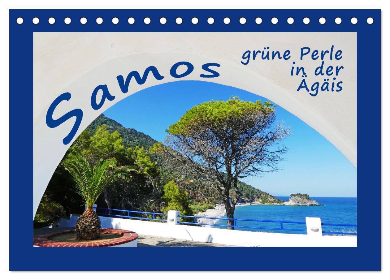 Cover: 9783457214831 | Samos - grüne Perle in der Ägäis (Tischkalender 2025 DIN A5 quer),...