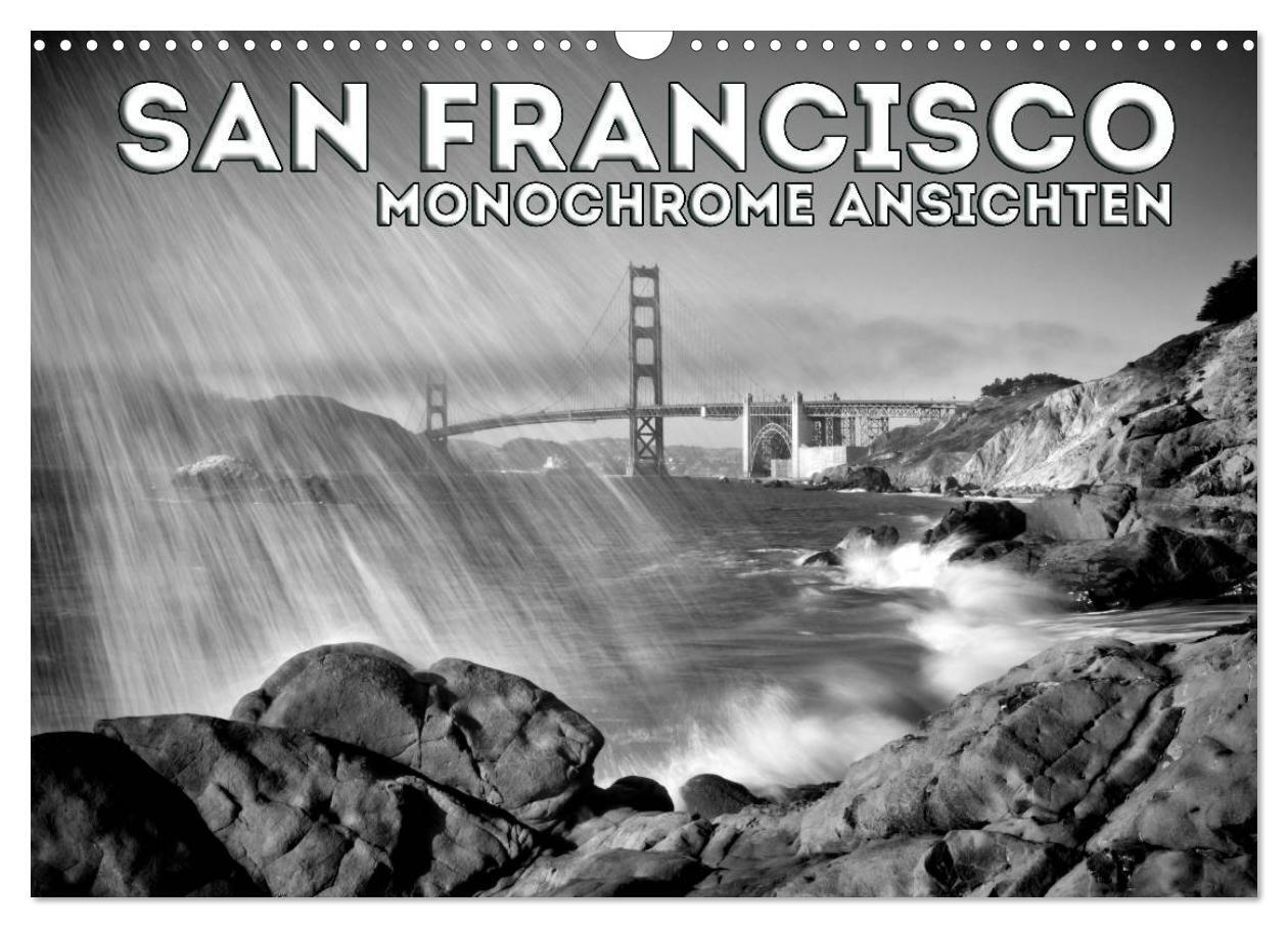 Cover: 9783435580965 | SAN FRANCISCO Monochrome Ansichten (Wandkalender 2025 DIN A3 quer),...