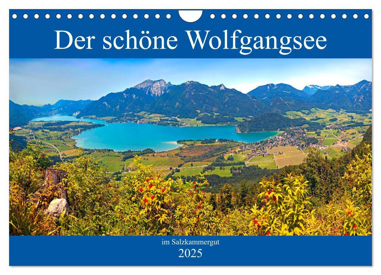 Cover: 9783435386550 | Der schöne Wolfgangsee im Salzkammergut (Wandkalender 2025 DIN A4...