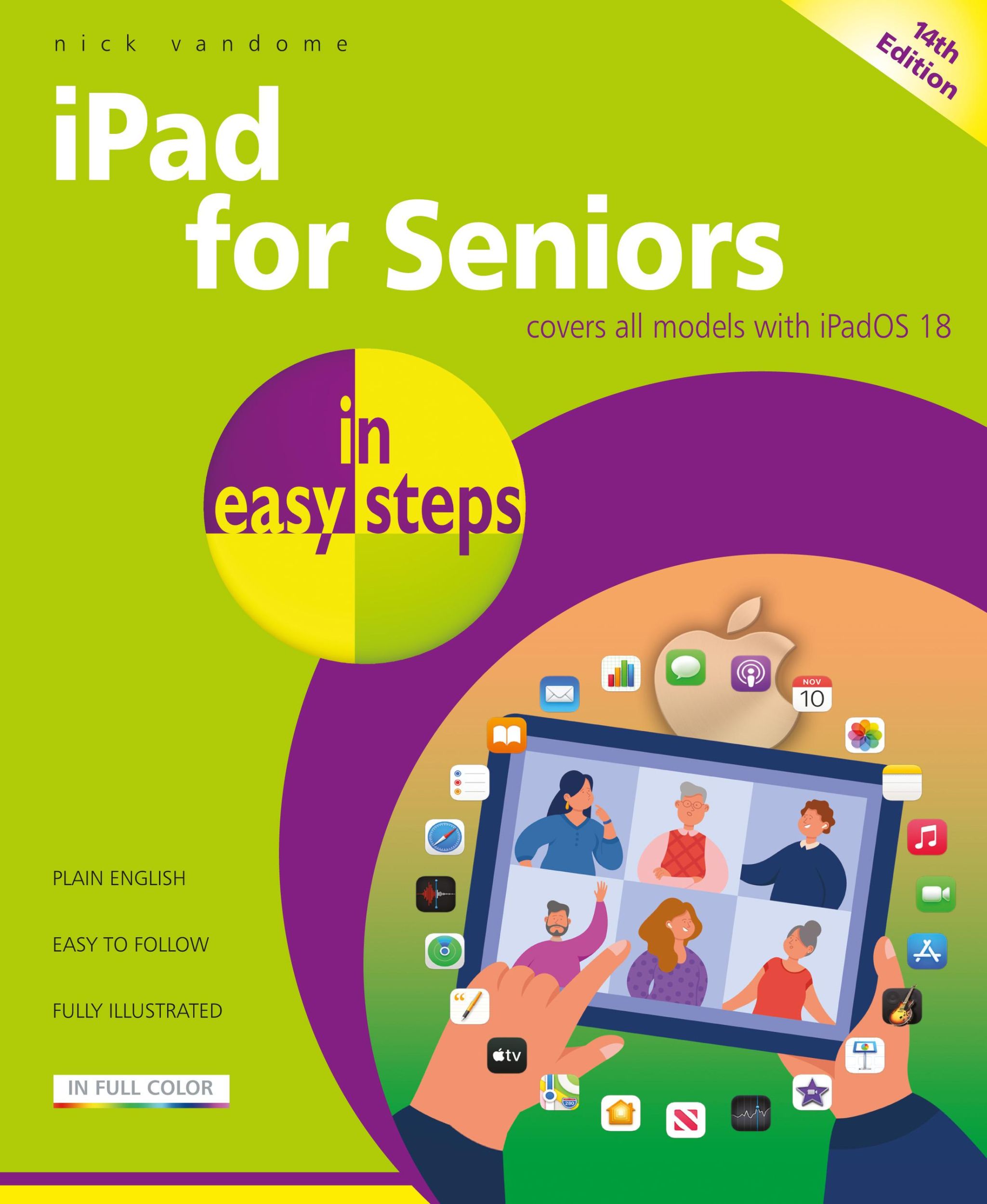 Cover: 9781787910171 | iPad for Seniors in Easy Steps | Covers All Models with Ipados 18