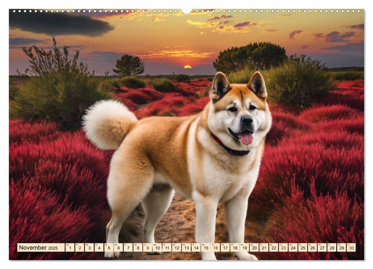 Bild: 9783457071700 | Akita Inu - Inbegriff der Treue (Wandkalender 2025 DIN A2 quer),...