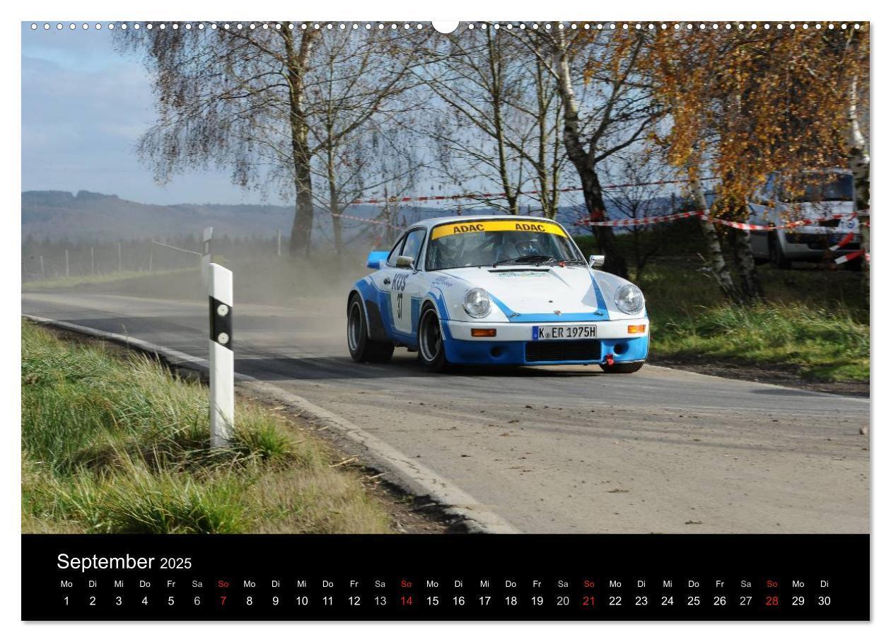 Bild: 9783435631032 | Bergrennen und Rallye im Porsche (Wandkalender 2025 DIN A2 quer),...