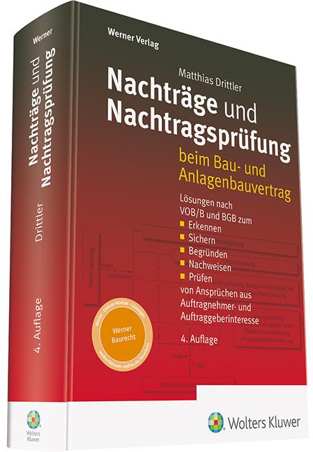 Cover: 9783804154223 | Nachträge und Nachtragsprüfung | beim Bau- und Anlagenbauvertrag