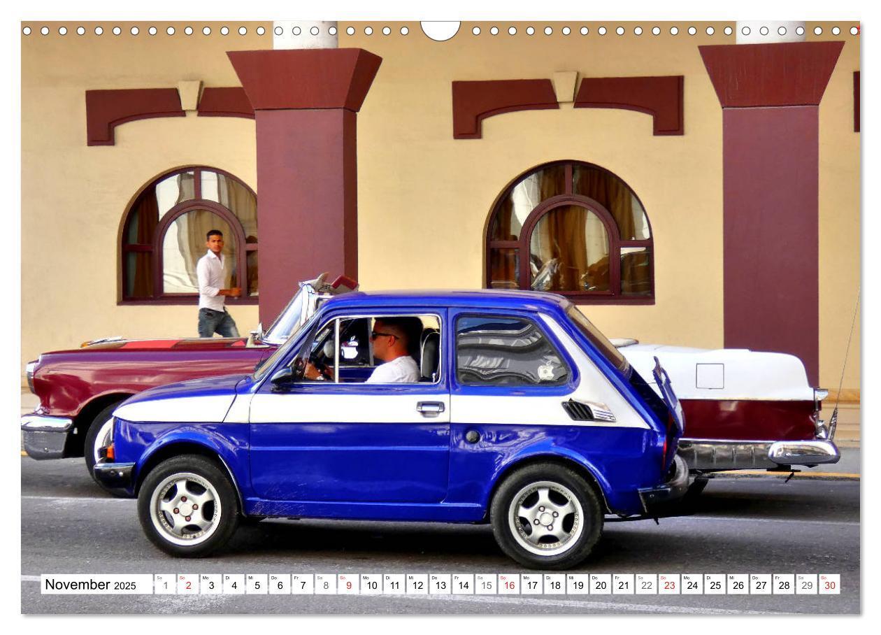 Bild: 9783435205011 | Polski Fiat 126p - Kult auf Kuba (Wandkalender 2025 DIN A3 quer),...