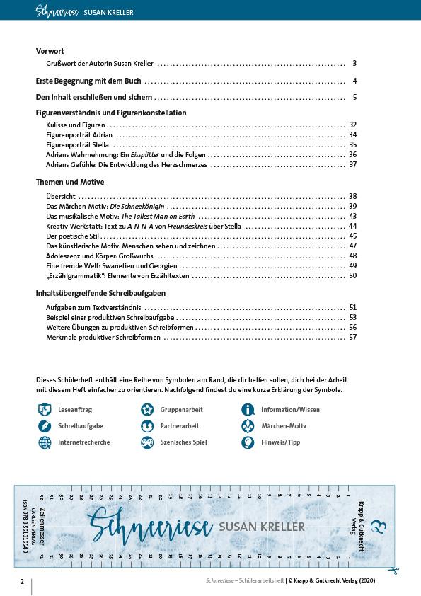 Bild: 9783963230042 | Schneeriese - Susan Kreller - Schülerarbeitsheft | Christel Metzger