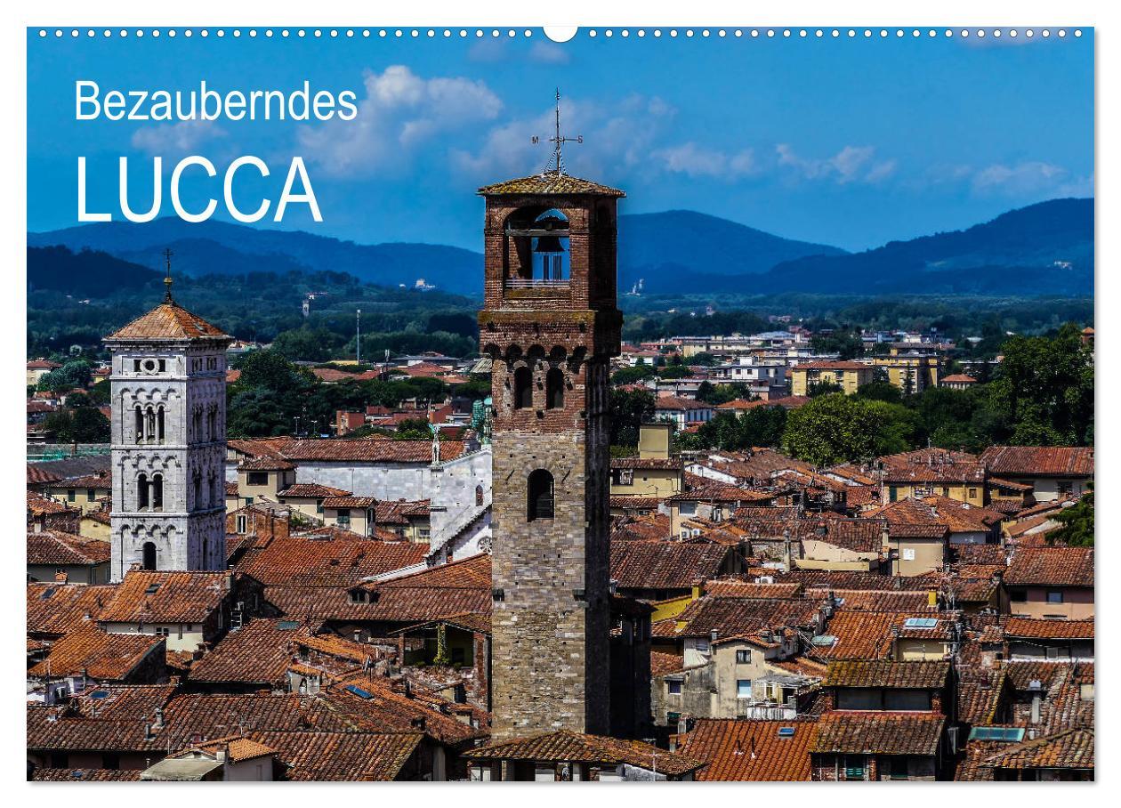 Cover: 9783435376940 | Bezauberndes Lucca (Wandkalender 2025 DIN A2 quer), CALVENDO...