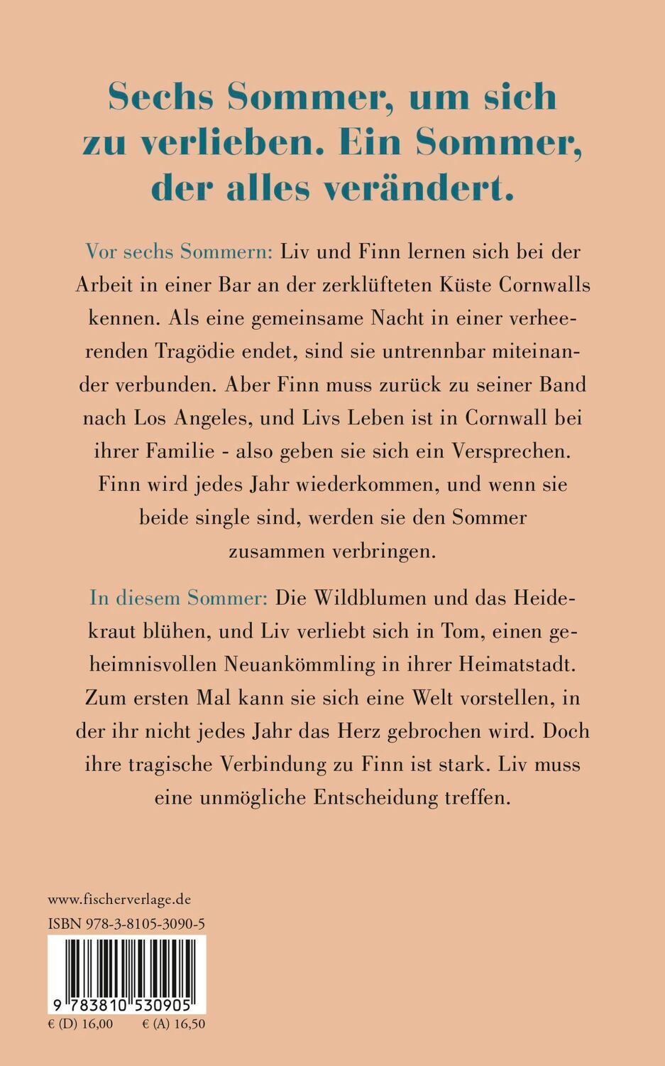 Rückseite: 9783810530905 | Sieben Sommer | Zwei große Liebesgeschichten. Eine unmögliche Wahl.