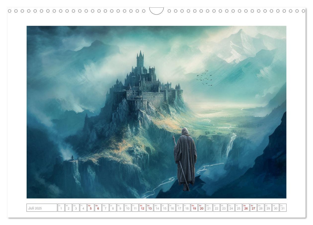 Bild: 9783383826160 | Die Reise des Magiers (Wandkalender 2025 DIN A3 quer), CALVENDO...