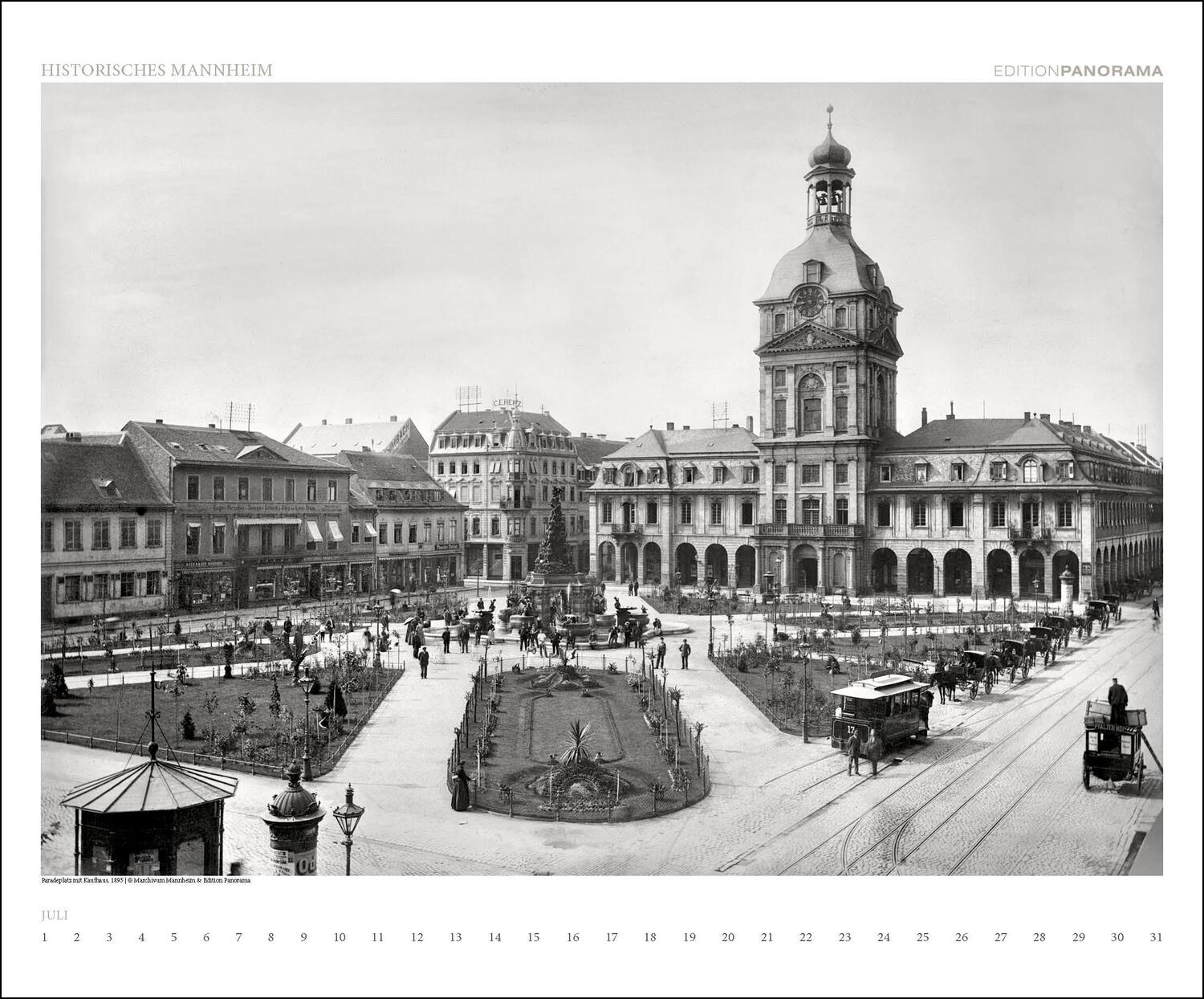 Bild: 9783898236331 | Historisches Mannheim. Die Quadratestadt um 1900 | Kalender | XIV