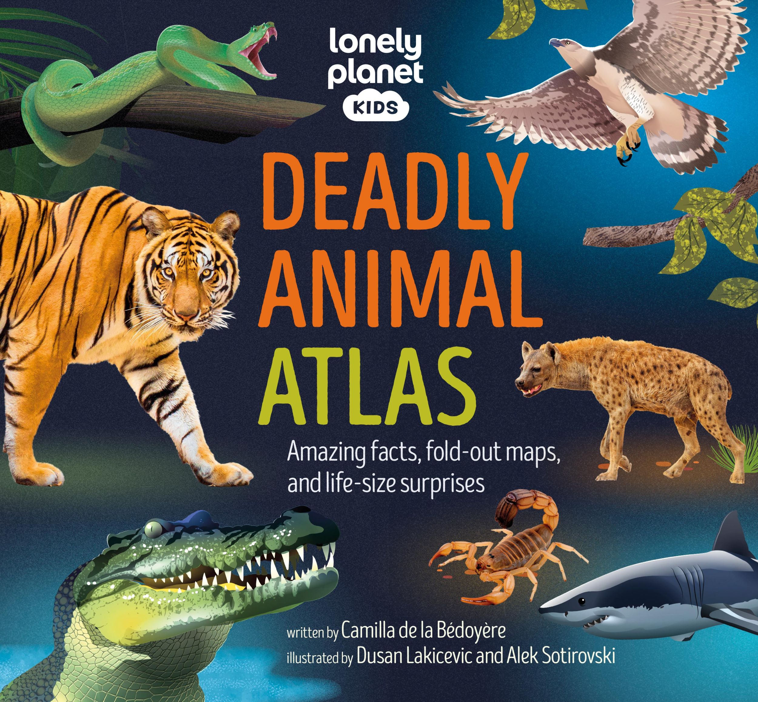 Cover: 9781837582624 | Lonely Planet Kids Deadly Animal Atlas | Lonely Planet | Buch | 2024