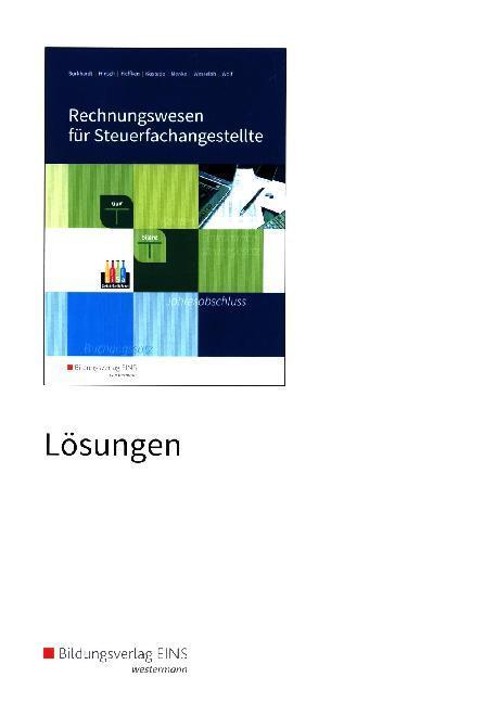 Cover: 9783427055983 | Rechnungswesen für Steuerfachangestellte - Lösungen | Taschenbuch