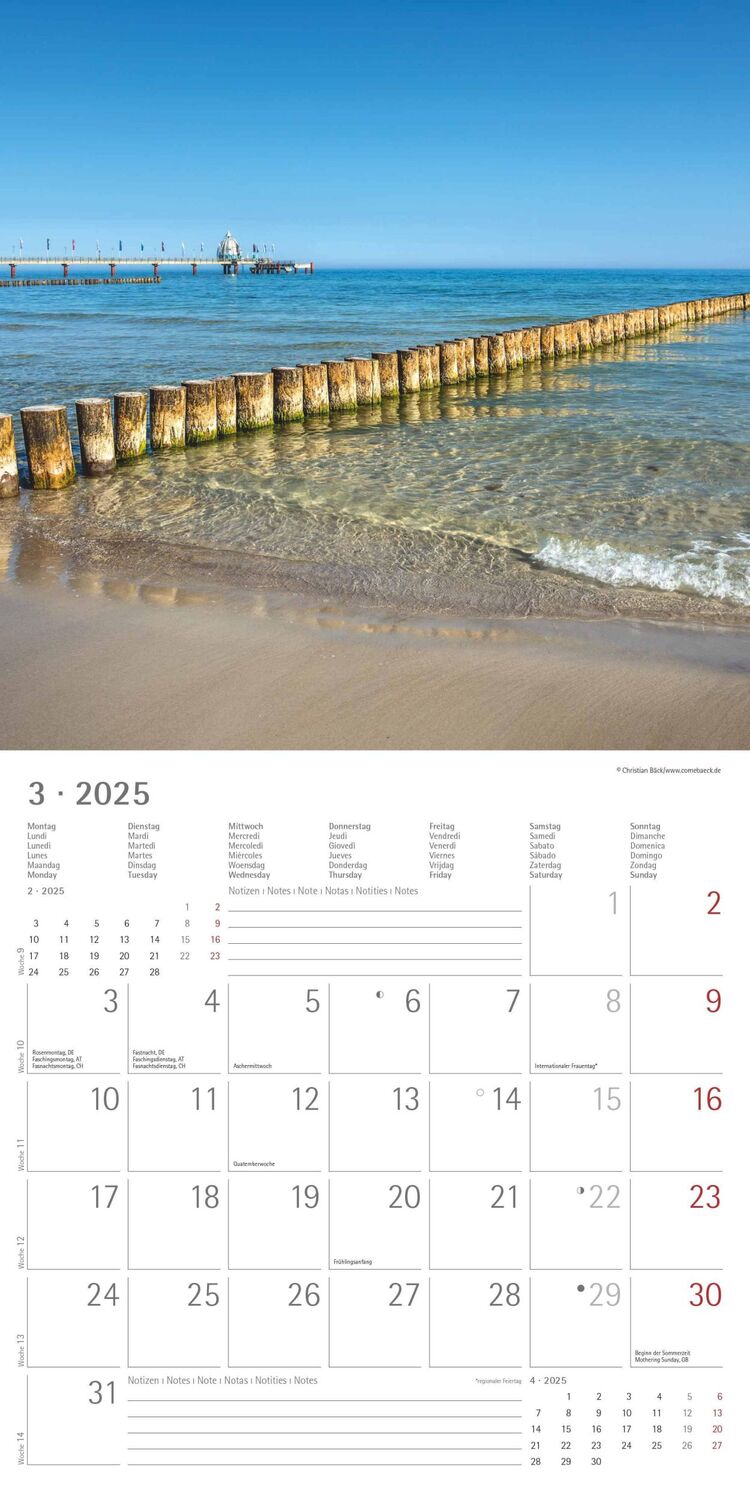 Bild: 4251732340889 | Seeblick 2025 - Broschürenkalender 30x30 cm (30x60 geöffnet) -...