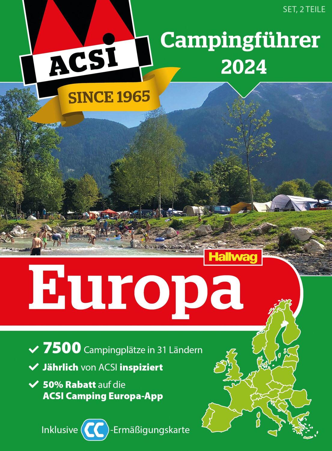 Cover: 9783828310667 | ACSI Campingführer Europa 2024 | Acsi (u. a.) | Taschenbuch | Deutsch