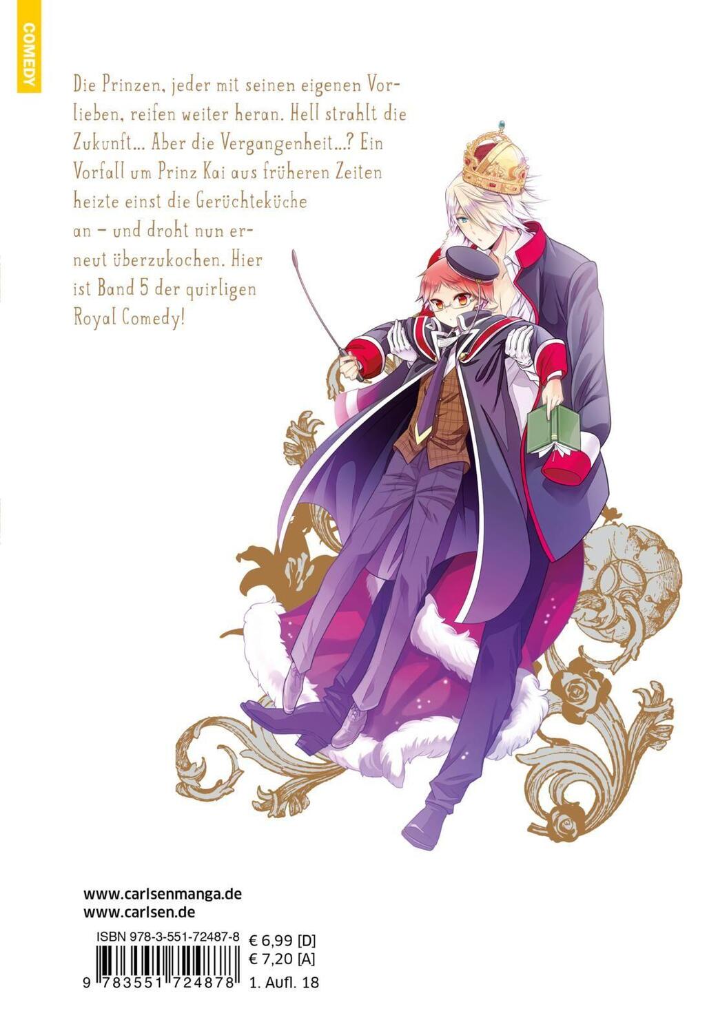 Rückseite: 9783551724878 | The Royal Tutor 5 | Higasa Akai | Taschenbuch | The Royal Tutor | 2018