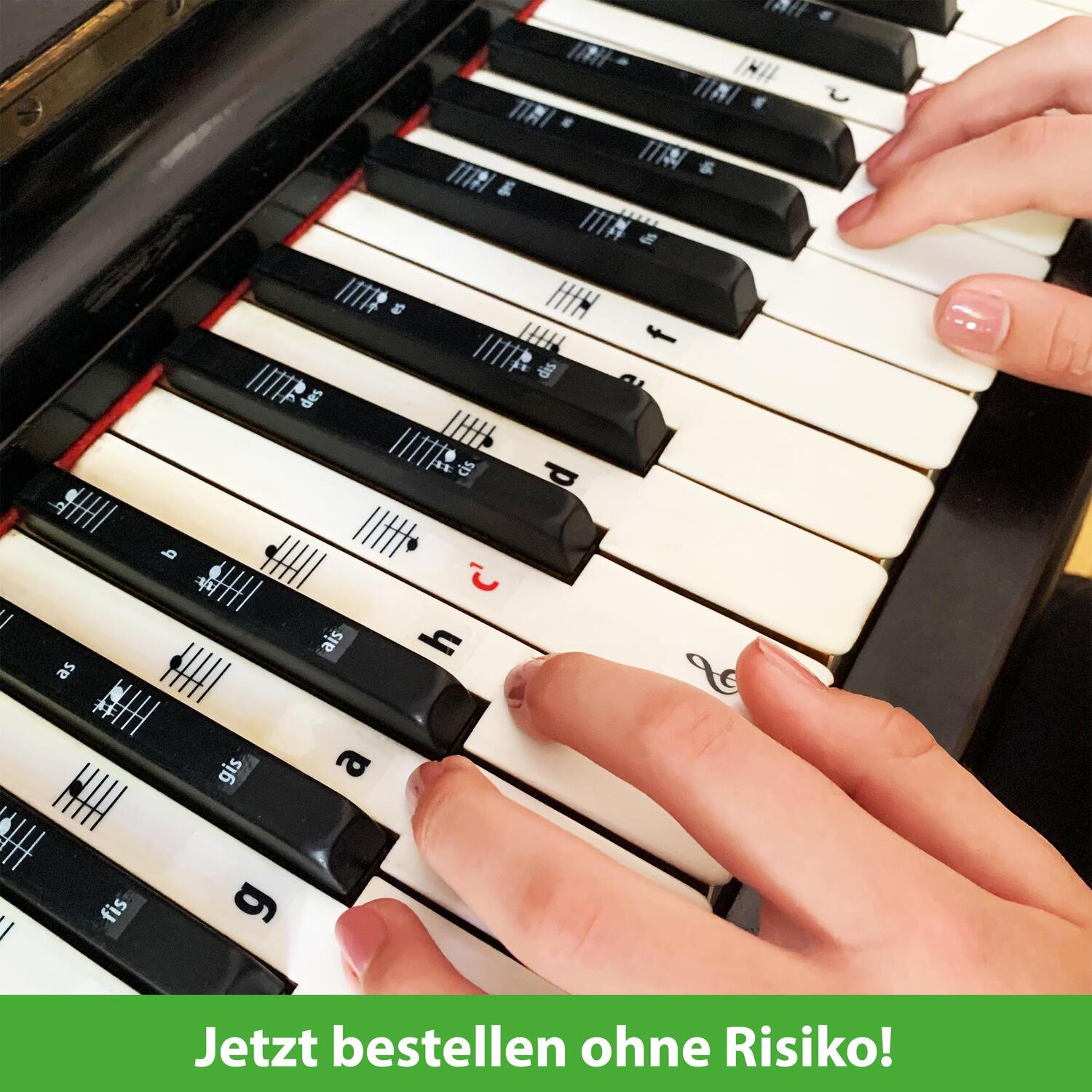 Bild: 9783866422049 | ARTIST AHEAD® Noten Aufkleber für Klavier &amp; Keyboard | Artist Ahead